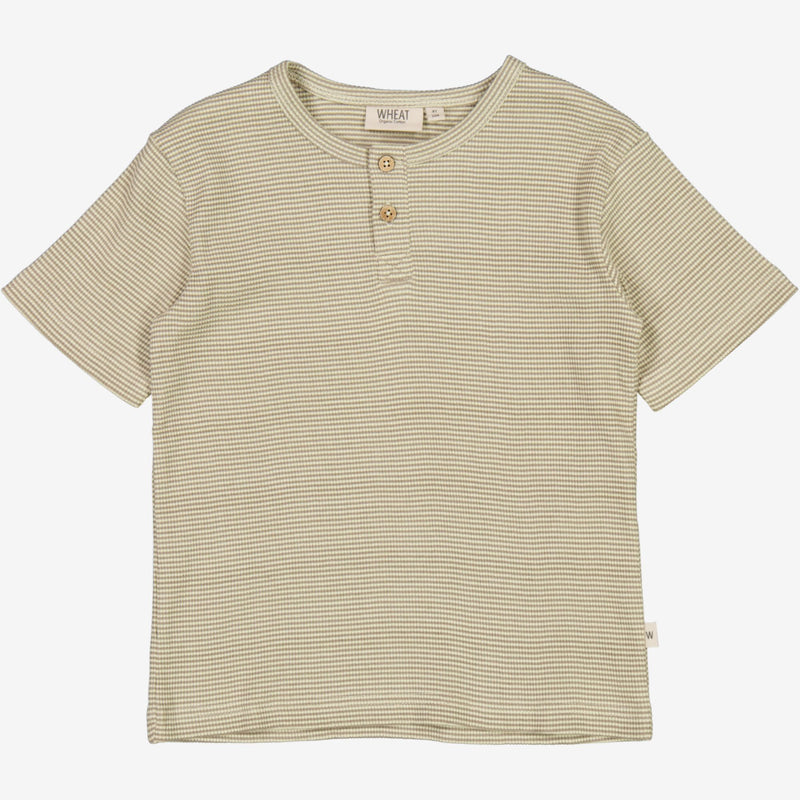 Wheat Main  T-skjorte Lumi Jersey Tops and T-Shirts 1097 warm stone stripe