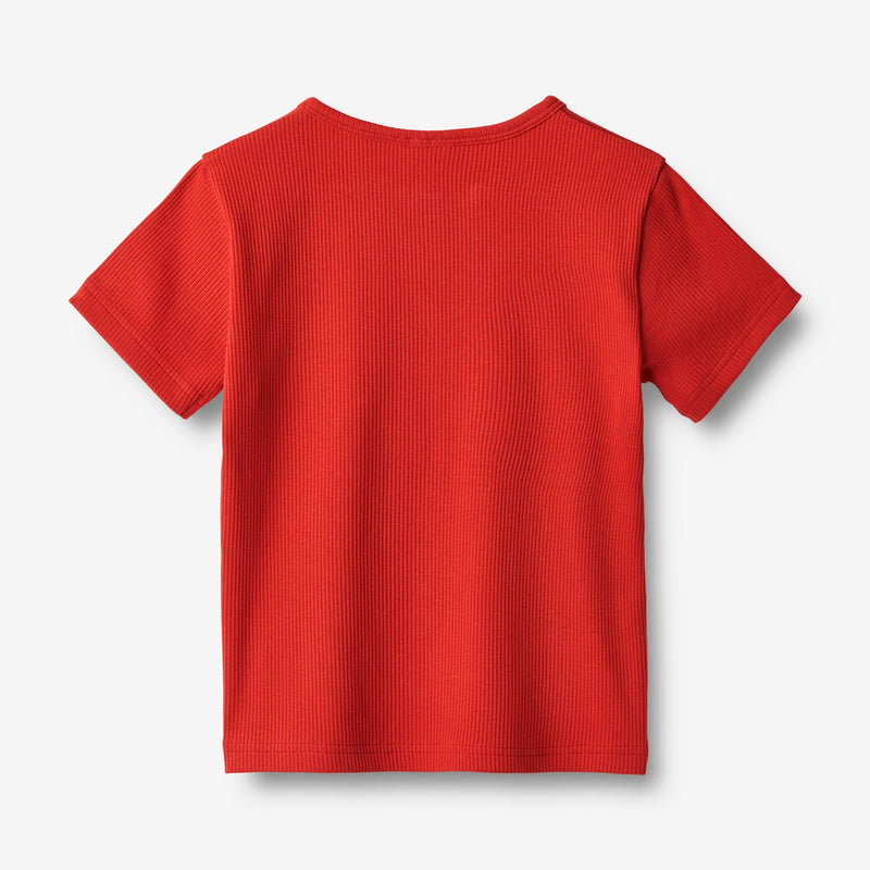 Wheat Main  T-skjorte Lumi Jersey Tops and T-Shirts 2072 red