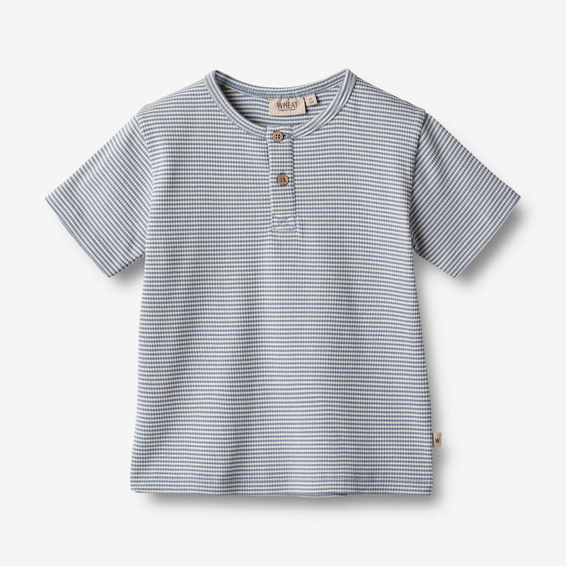 Wheat Main  T-skjorte Lumi Jersey Tops and T-Shirts 1048 blue stripe