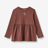 Wheat Main  T-skjorte Marcia Broderi Jersey Tops and T-Shirts 2389 plum rose