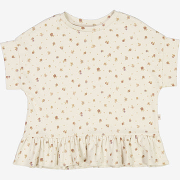Wheat Main  T-skjorte Marie Jersey Tops and T-Shirts 3358 chalk flowers