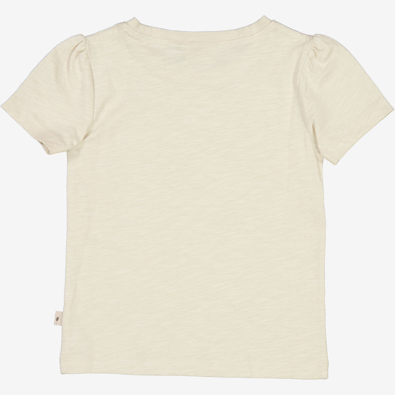T-skjorte Marihøne Blomster - chalk