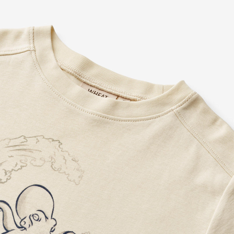 Wheat Main  T-skjorte S/S Arthur Jersey Tops and T-Shirts 1477 shell