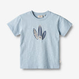 Wheat Main  T-skjorte S/S Dac Jersey Tops and T-Shirts 1049 blue summer