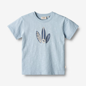 Wheat Main  T-skjorte S/S Dac Jersey Tops and T-Shirts 1049 blue summer