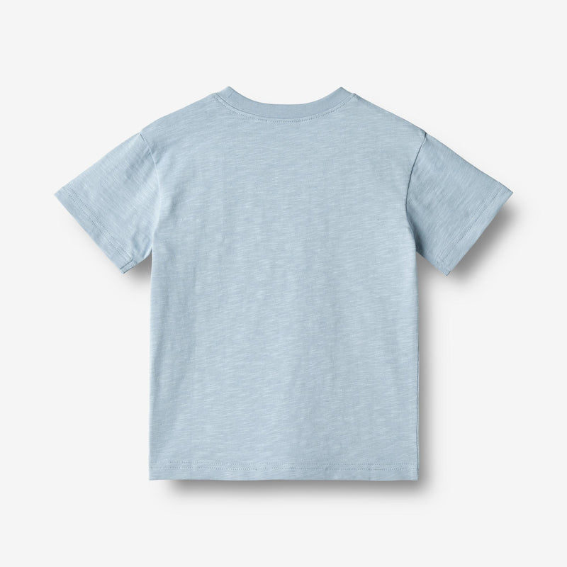 Wheat Main  T-skjorte S/S Daniel Jersey Tops and T-Shirts 1049 blue summer