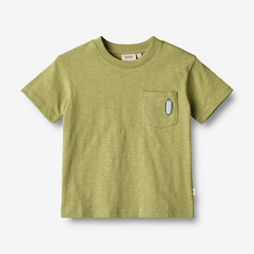 Wheat Main  T-skjorte S/S Dines Jersey Tops and T-Shirts 4122 sage