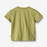 Wheat Main  T-skjorte S/S Dines Jersey Tops and T-Shirts 4122 sage