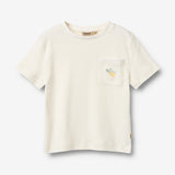 Wheat Main T-skjorte S/S Elsine T-Shirt 3182 ivory