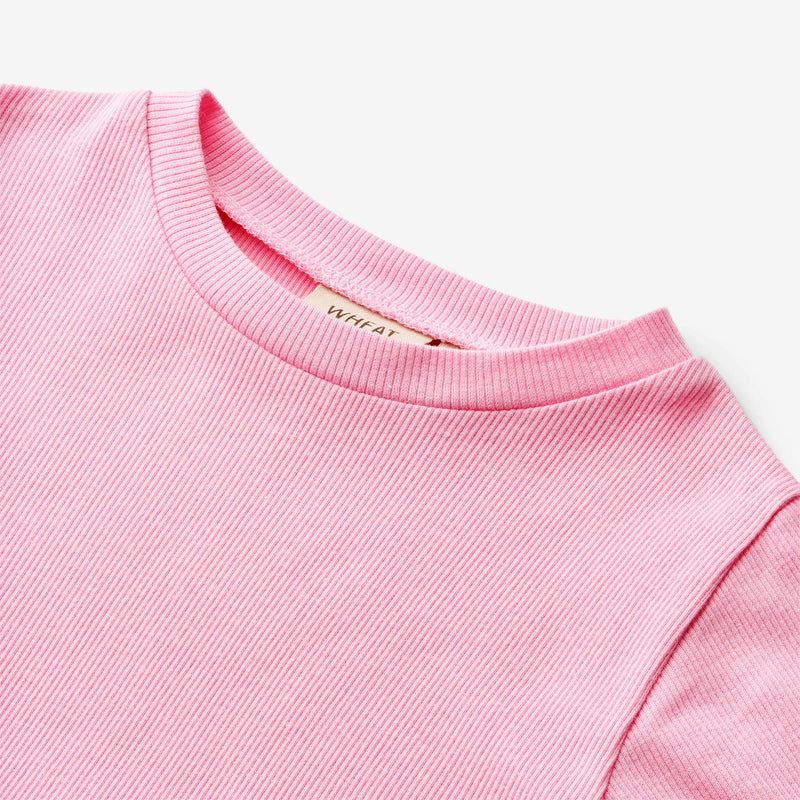 Wheat Main  T-skjorte S/S Irene Jersey Tops and T-Shirts 2356 pink