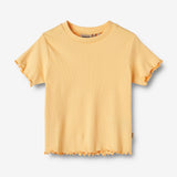 Wheat Main  T-skjorte S/S Irene Jersey Tops and T-Shirts 5001 pale apricot