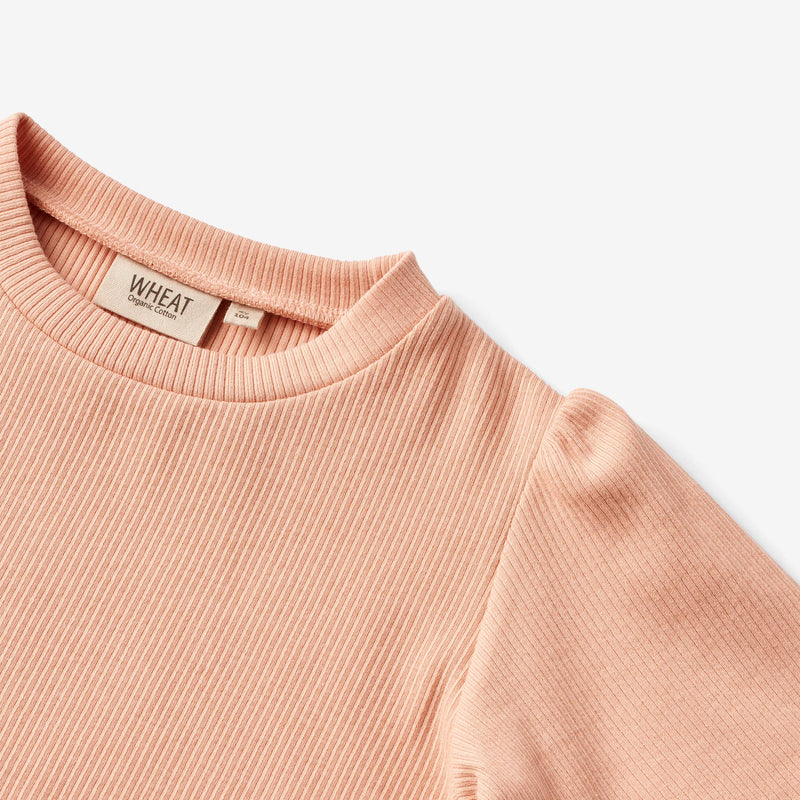 Wheat Main  T-skjorte S/S Iris Jersey Tops and T-Shirts 2563 soft coral