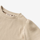 Wheat Main  T-skjorte S/S Iris Jersey Tops and T-Shirts 3162 feather gray