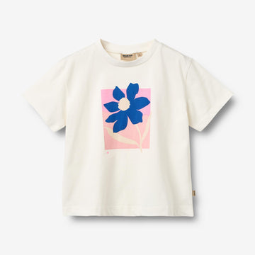 Wheat Main T-skjorte S/S Mirsa T-Shirt 9639 cloud