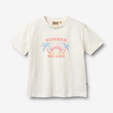 Wheat Main T-skjorte S/S Mirsa T-Shirt 9639 cloud