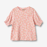 Wheat Main  T-skjorte S/S Norma Jersey Tops and T-Shirts 2475 rose flowers