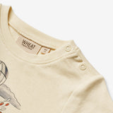Wheat Main  T-skjorte S/S Tobias Jersey Tops and T-Shirts 1477 shell