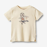 Wheat Main  T-skjorte S/S Tobias Jersey Tops and T-Shirts 1477 shell