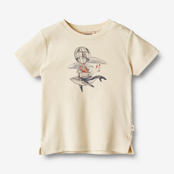 Wheat Main  T-skjorte S/S Tobias Jersey Tops and T-Shirts 1477 shell
