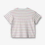 Wheat Main  T-skjorte S/S Tommy Jersey Tops and T-Shirts 4031 light blue stripe