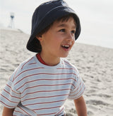 Wheat Main  T-skjorte S/S Tommy Jersey Tops and T-Shirts 4031 light blue stripe