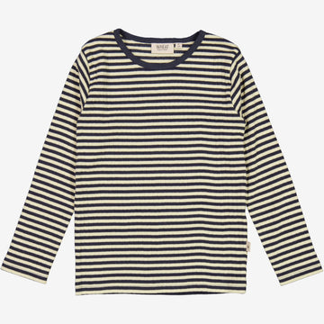 Wheat Main  T-skjorte Striper LS Jersey Tops and T-Shirts 1387 midnight stripe