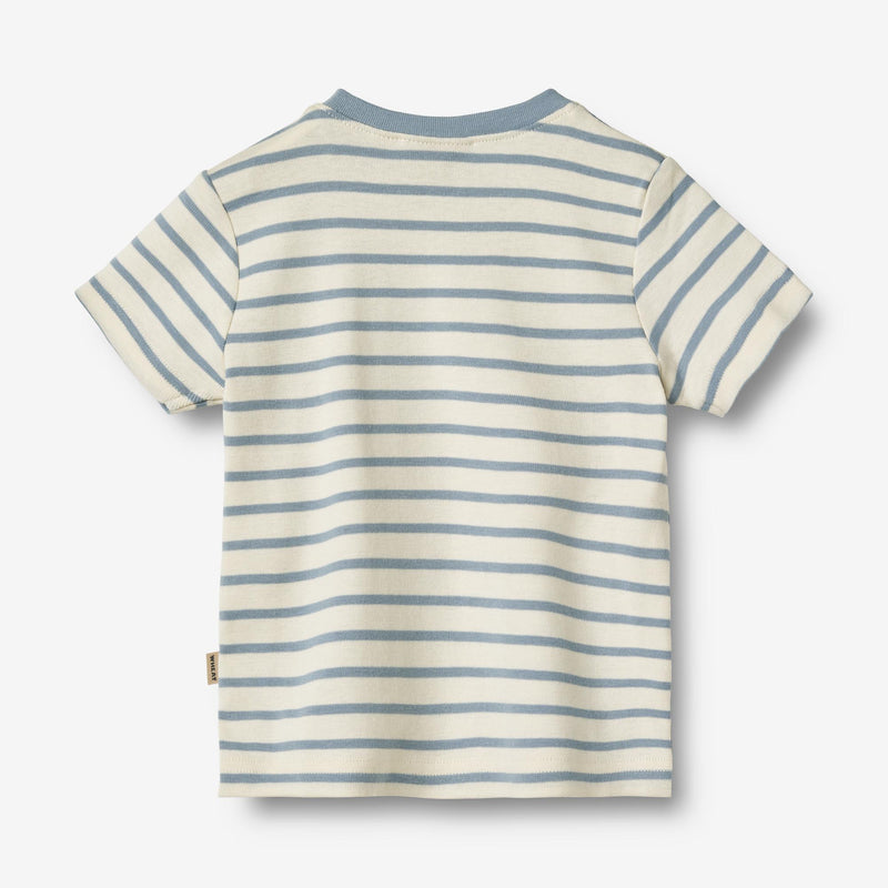 Wheat Main T-skjorte Tobias | Baby Jersey Tops and T-Shirts 1479 shell stripe