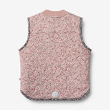 Wheat Outerwear Termo Gilet Eden Vest 9540 soft lavender flowers