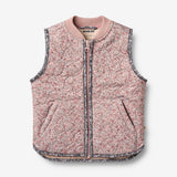 Wheat Outerwear Termo Gilet Eden Vest 9540 soft lavender flowers