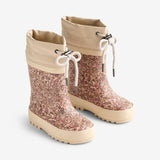 Wheat Footwear Termo Gummistøvel Rubber Boot 2036 rose dust flowers