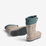 Wheat Footwear Termo Gummistøvel Rubber Boot 9780 grey moon letters