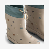 Wheat Footwear Termo Gummistøvel Rubber Boot 9780 grey moon letters