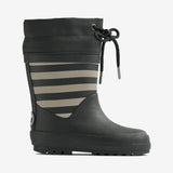 Wheat Footwear Termo Gummistøvel Rubber Boots 0040 black stripe
