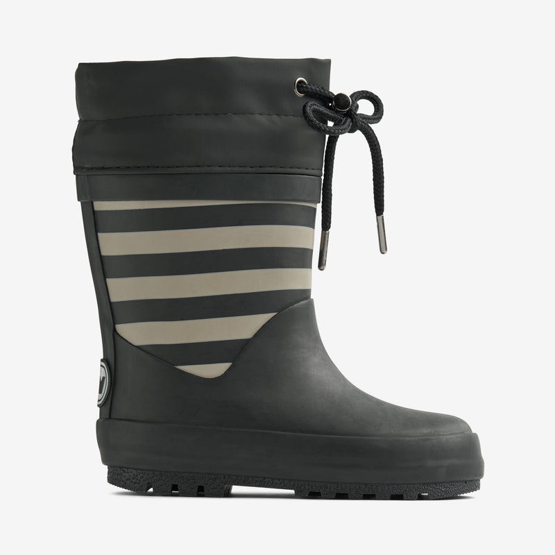 Wheat Footwear Termo Gummistøvel Rubber Boots 0040 black stripe