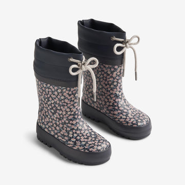 Wheat Footwear Termo Gummistøvel Rubber Boot 1178 raining flowers