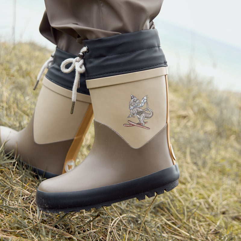 Wheat Footwear Termo Gummistøvel Rubber Boot 1139 dry wood dino