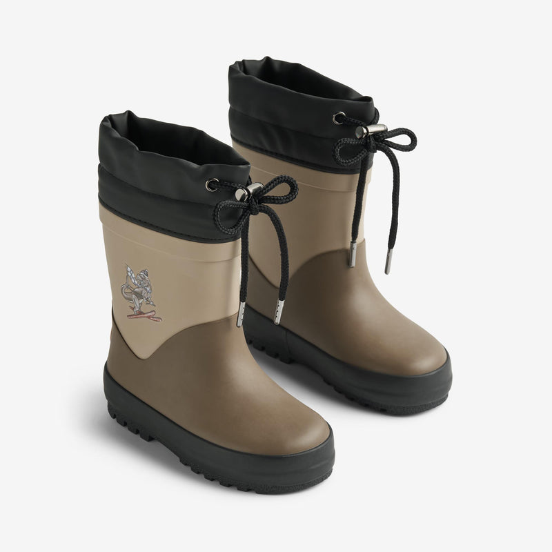 Wheat Footwear Termo Gummistøvel Rubber Boot 1139 dry wood dino