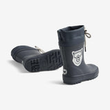 Wheat Footwear Termo Gummistøvel Rubber Boot 1158 navy bear