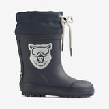 Wheat Footwear Termo Gummistøvel Rubber Boot 1158 navy bear