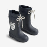 Wheat Footwear Termo Gummistøvel Rubber Boot 1158 navy bear
