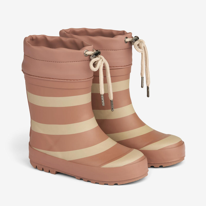 Wheat Footwear Termo Gummistøvel Print Rubber Boots 2029 old rose stripe