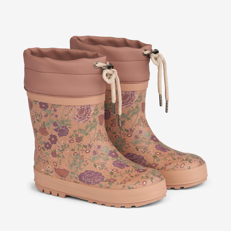 Wheat Footwear Termo Gummistøvel Print Rubber Boots 2474 rose dawn flowers