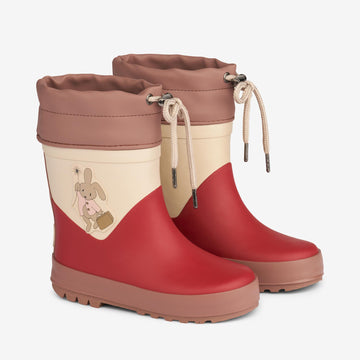 Wheat Footwear Termo Gummistøvel Solid Rubber Boots 2072 red