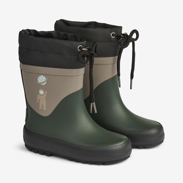 Wheat Footwear Termo Gummistøvel Solid Rubber Boots 4097 deep forest