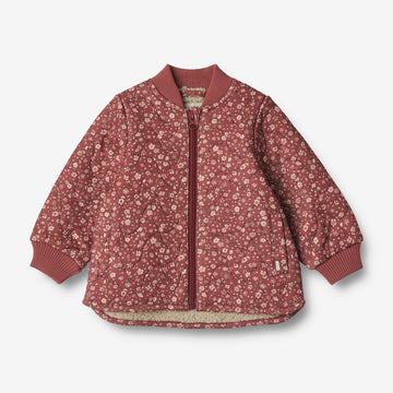 Wheat Outerwear Termo Jakke Benni | Baby Thermo 2077 red flowers