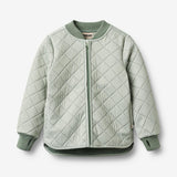 Wheat SMU Termo Jakke Loui Jacket 4142 green stripe