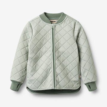 Wheat SMU Termo Jakke Loui Jacket 4142 green stripe