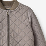 Wheat SMU Termo Jakke Loui Jacket 9622 brown stripe