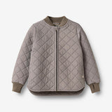 Wheat SMU Termo Jakke Loui Jacket 9622 brown stripe
