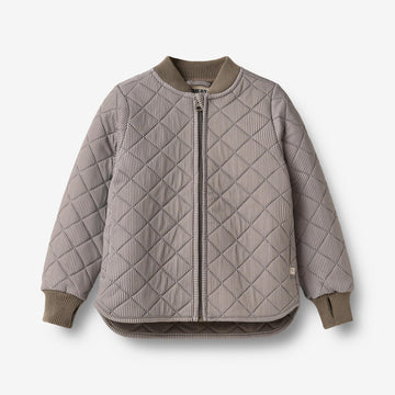 Wheat SMU Termo Jakke Loui Jacket 9622 brown stripe